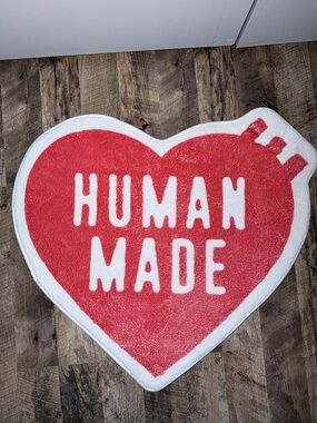 Pharrel Human Made Heart-Shaped Tufted Rug